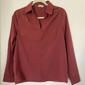 Mauve dress shirt